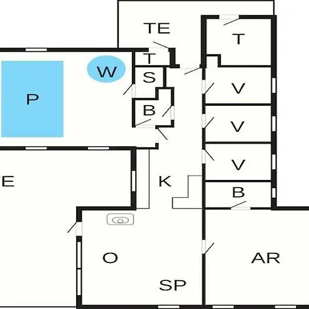 14 Person In Idestrup Holiday home *